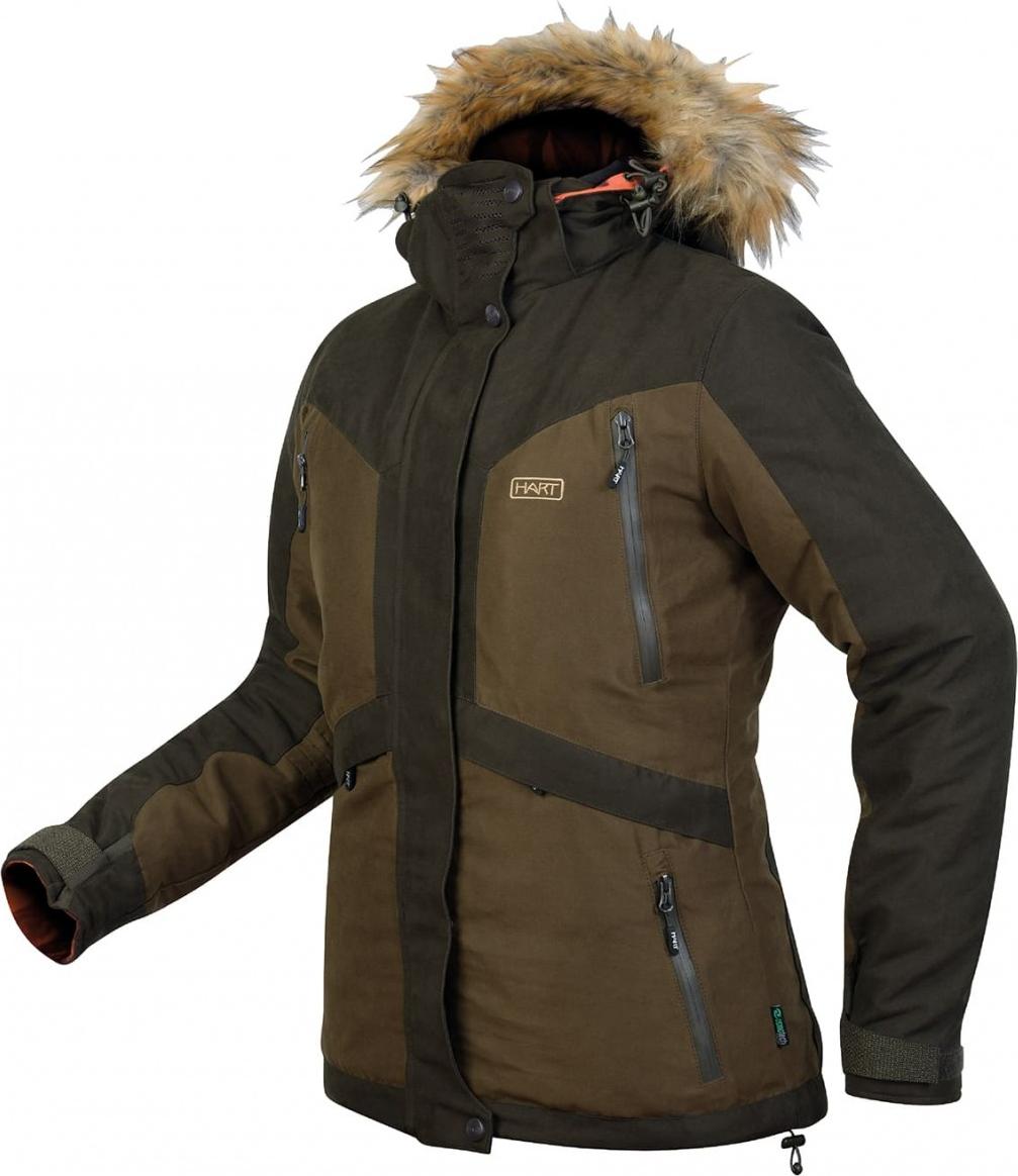 Hart Altai-J Damen Wendejacke Camo Blaze orange braun M