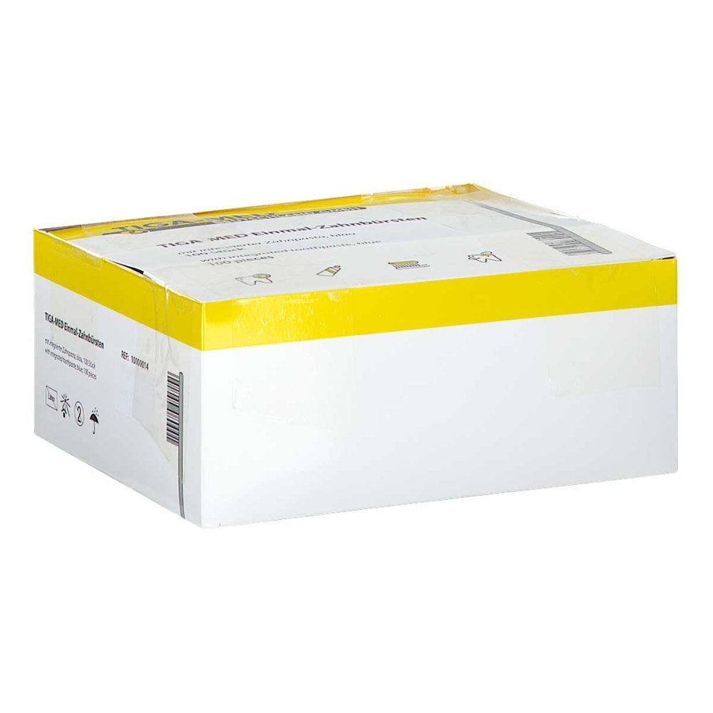 Brinkmann Medical ein Unternehmen der Dr. Junghans Einmal Zahnbürste blau mit Pasta 07120486