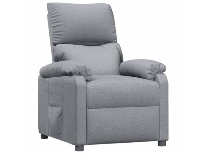 Makastle Relaxsessel Hellgrau Stoff