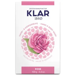 100g KLAR Hand- & Körperseife ROSE