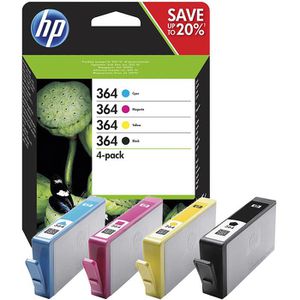 HP 364 Multipack Original Druckerpatronen N9J73AE schwarz cyan magenta gelb