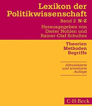 Dieter Nohlen - Lexikon der Politikwissenschaft Bd. 2: N-Z: Theorien, Methoden, Begriffe - Preis vom 09.10.2026 07:28:09 h