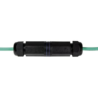 LogiLink Netzwerk Adapter [1x RJ45-Buchse - 1x RJ45-Buchse] Schwarz