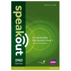 Speakout Pre-Intermediate 2nd Edition Flexi Students' Book 1 Pack, Schulbücher von Antonia Clare, J Wilson, J. J. Wilson