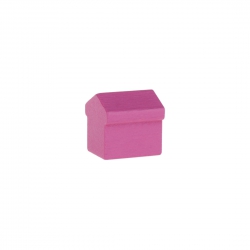 Halmakegel.com Monopoly Hotel - 15x15x15mm - rosa 255809