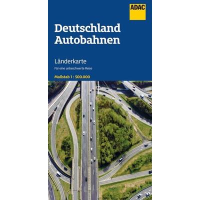 ADAC Länderkarte Deutschland Autobahnen 1:500.000, Sonstige von , MairDuMont, 978-3-8264-2396-3