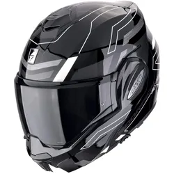 Scorpion Exo-Tech Evo Conquer Klapphelm schwarz-weiss - M (57/58)