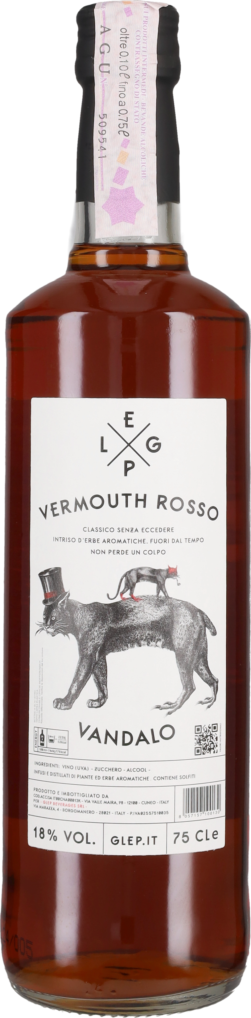 Glep Beverages Vermouth Rosso 'Vandalo'