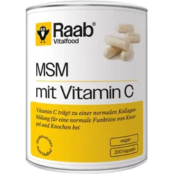 Raab Vitalfood Msm Mit Vitamin C Kapseln 200 St