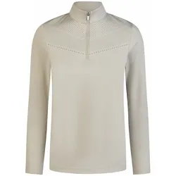 Pikeur Damen Turniershirts Lasercut Longsl. pearl gray The Core FS 2026, Größe: 34