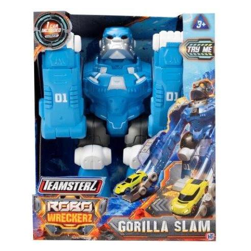 Teamsterz Roboter Gorilla Auto Launcher Licht Und Ton + 1 Auto (1407003)