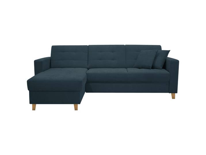 Livetastic Ecksofa, Petrol, Holz, Füllung: Schaumstoff, seitenverkehrt montierbar, L-Form, 231x160 cm, Liegefunktion, Wohnzimmer, Sofas & Couches, Wohnlandschaften, Ecksofas