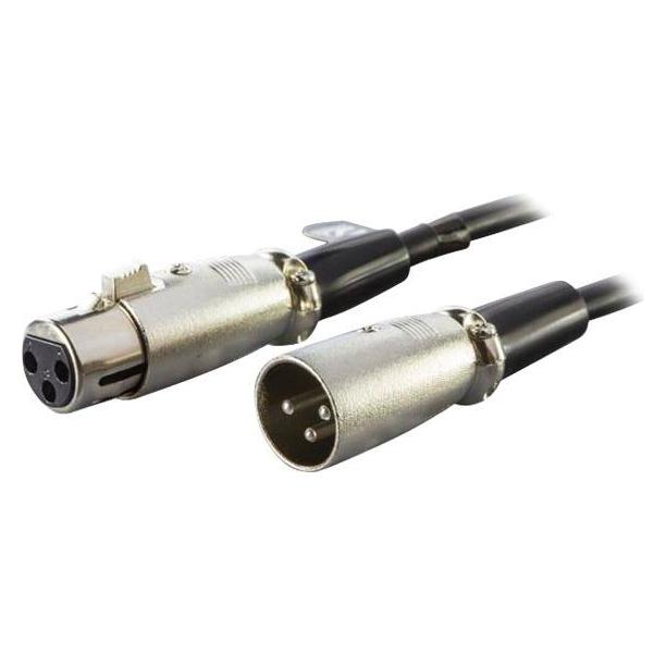 Deltaco XLR-1030 - XLR (3-pin) - Männlich - XLR (3-pin) - Weiblich - 3 m - Schwarz (3 m, XLR Kabel) (XLR-1030)
