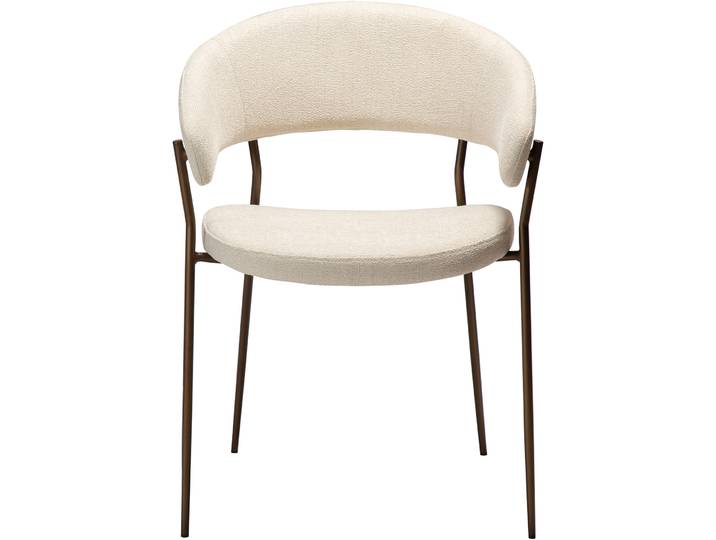 Armlehnstuhl 2er-Set Reboot beige Polyester