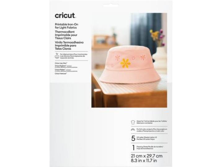 Cricut - Accessoire Thermocollant Imprimable Pour Tissus Cla