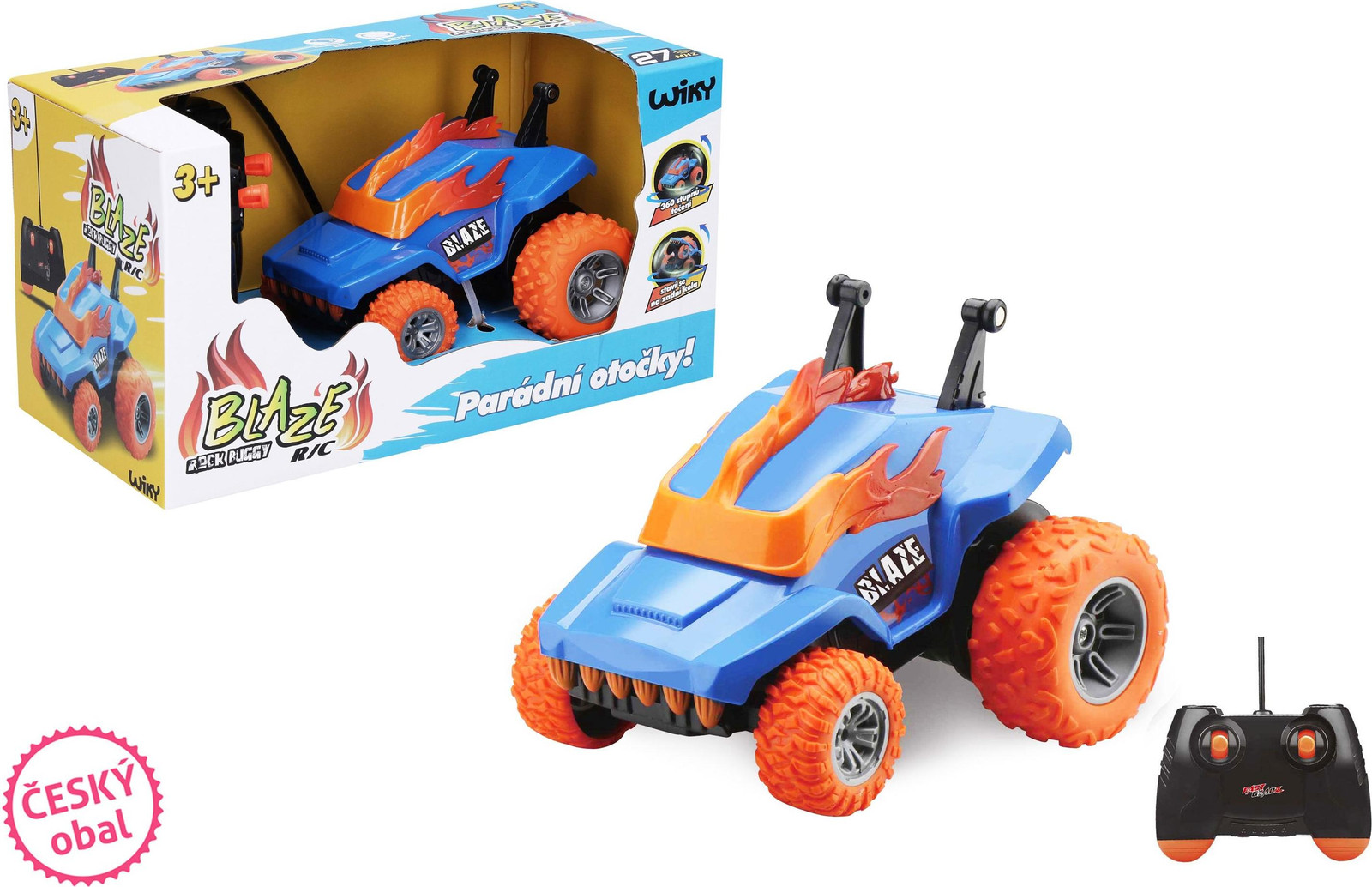 Wiky Blaze kleine RC afstandsbediening auto, 11,5 cm