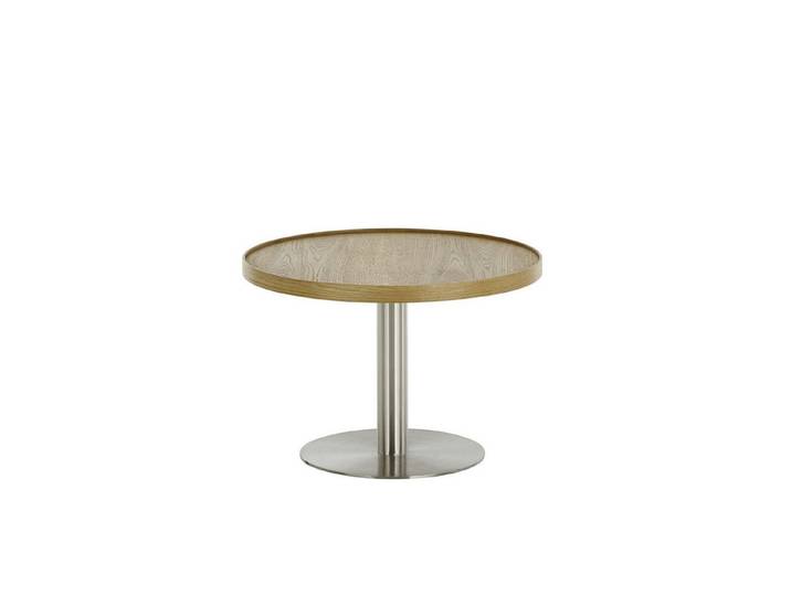freiraum Couchtisch MONTEVERDE, in Eiche furniert, Holzwerkstoff/ Metall - 40x60cm (HxD)
