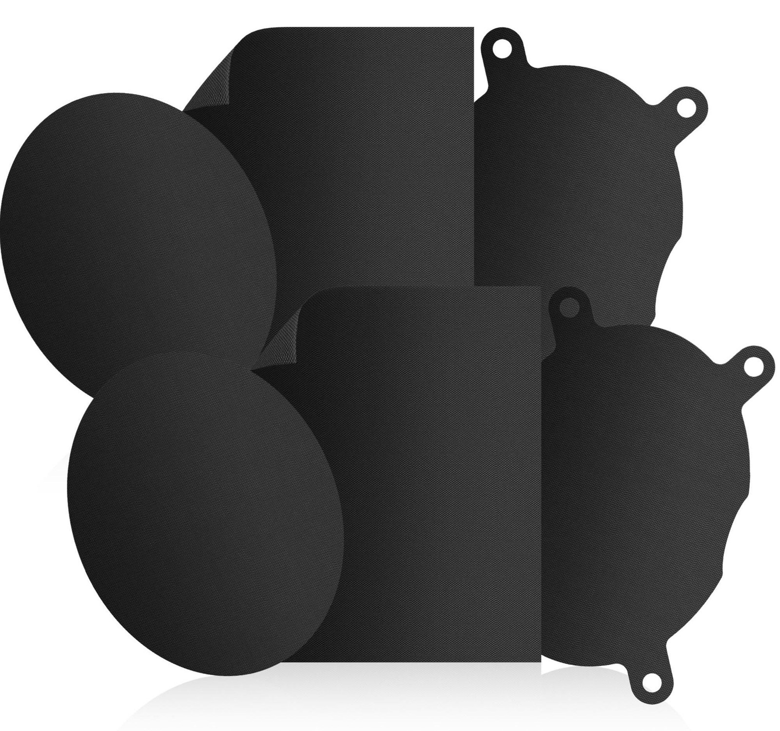 Mixcover 6-delige PTFE-grillmat voor gasbarbecue en oven, herbruikbaar