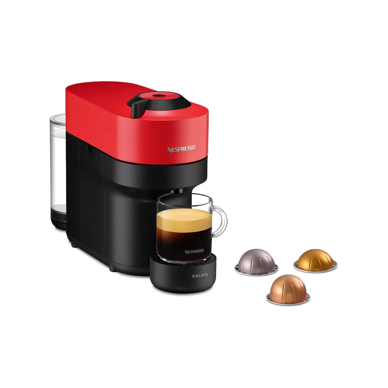 Krups Nespresso Vertuo Pop XN9205 Koffiemachine Spicy Red