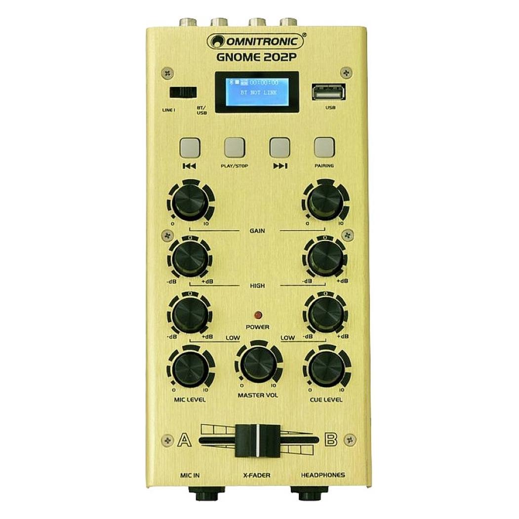 Omnitronic GNOME-202P Mini-Mixer gold (10006887)