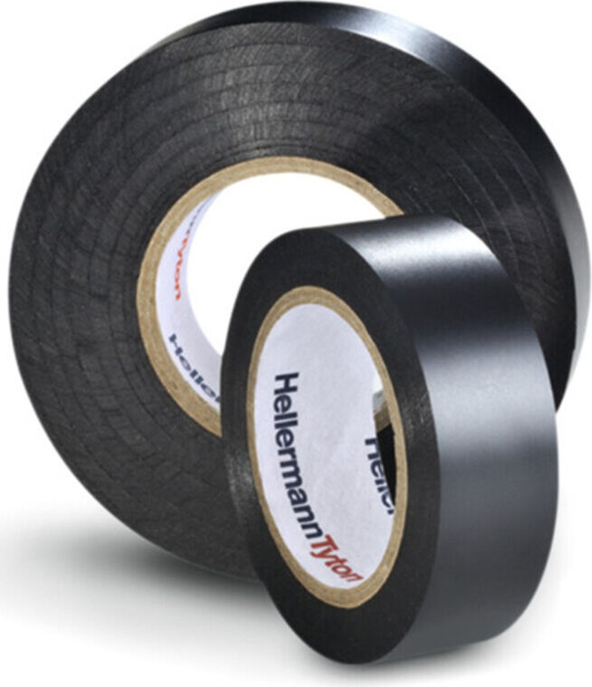 Hellermann Tyton Premium PVC-Isolierband FLEX2000+ 38mm 20m schwarz (710-10705)