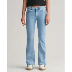 Gant für Mädchen. 610032 Bootcut-Jeans Teen blau (13años= 158cm), Lässig, Baumwolle, Denim, Kinderbekleidung