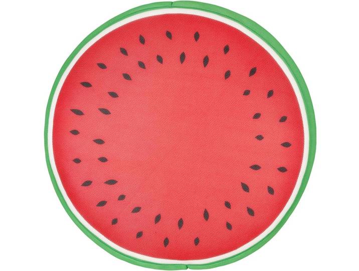 Schwimmkissen Melone Textil Grün/Rot mit Reißverschluss