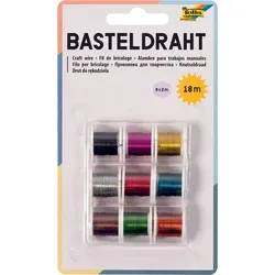 folia Basteldraht mehrfarbig 0.3 mm x 2 m