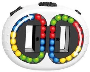 Uplift Picks Magic Bean Cube Rotating Brain Teaser Finger Fidget Toy white