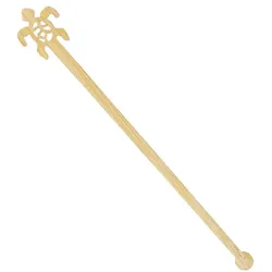 MONOUSO - Bambus-Schildkröte Getränkrührer 14cm (600 Stück)