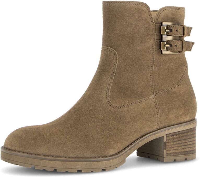 Stiefelette GABOR "Sportliche Stiefelette", Damen, Gr. 35, braun (braun, beige), Schuhe Stiefelette