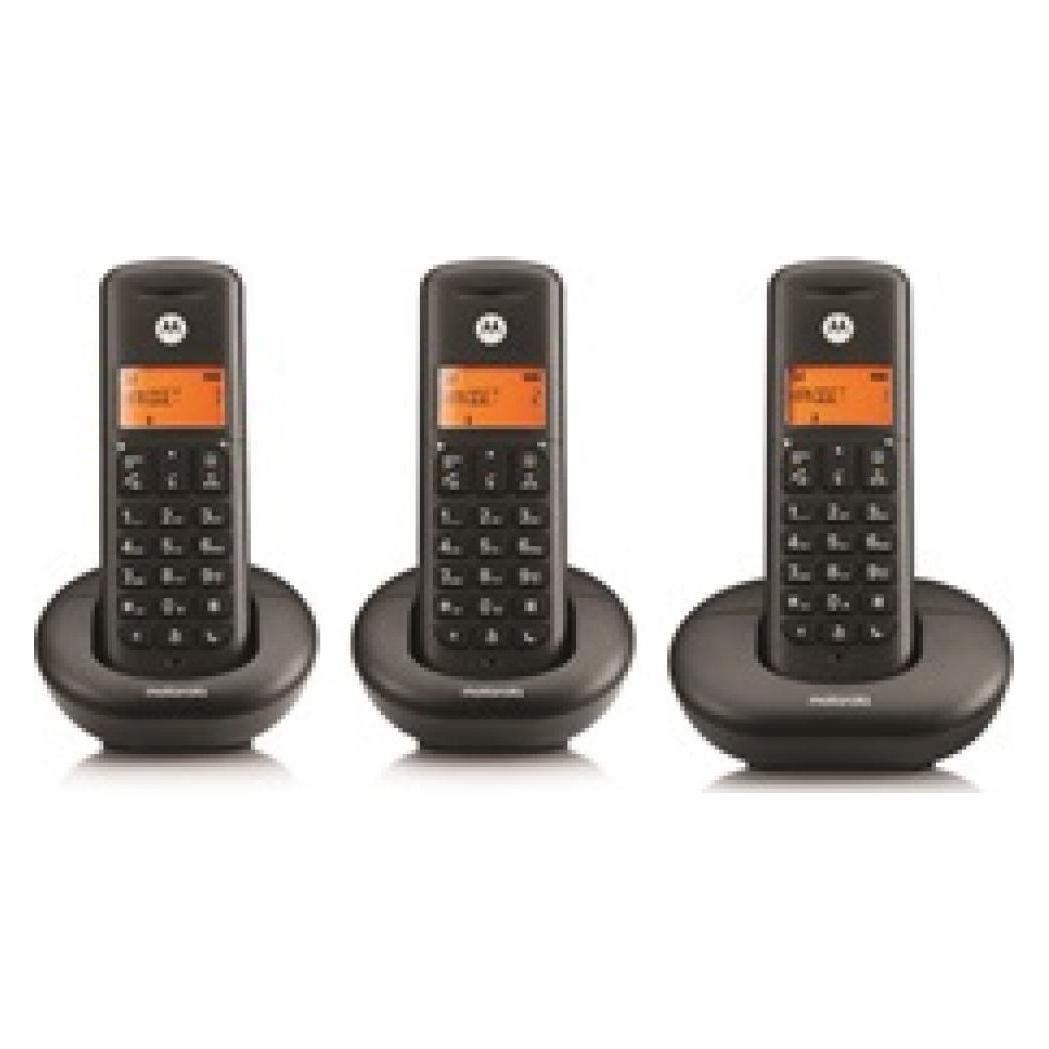 Motorola CORDLESS E203 TRIO NERO (107E203) (107E203)