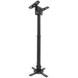 Tooq Projektor-Deckenhalterung - Neig- und schwenkbar - Geeignet für schräge Decken - Max. Gewicht 20Kg - Schwarz PJ3...