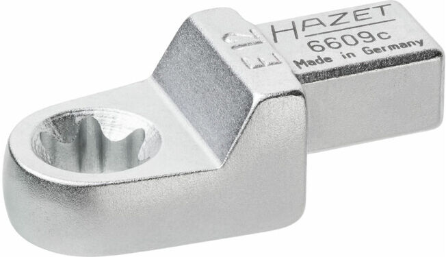 Clé polygonale TX encastrée 6609C-E12 Carré encastré 9 x 12 mm Profil TX externe E12 HAZET (6609C-E12)