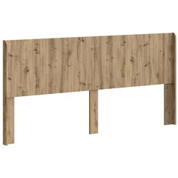 vidaXL Kopfteil Artisan-Eiche Holzwerkstoff