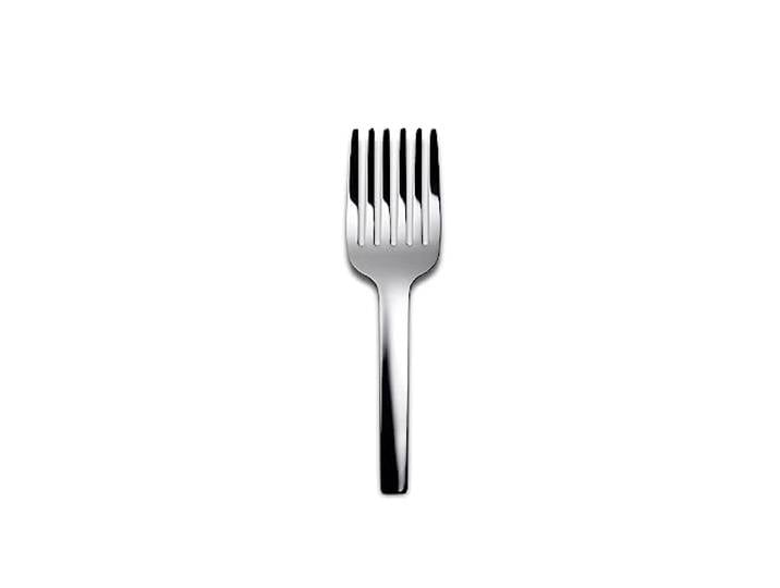 Alessi Tibidabo KL13 - Fourchette à Spaghetti\, Acier Inox 18/10 Poli Fourchette de service\, dessinée par Kristiina Lassus\, polie\, pour servir spaghetti et pâtes longues à table