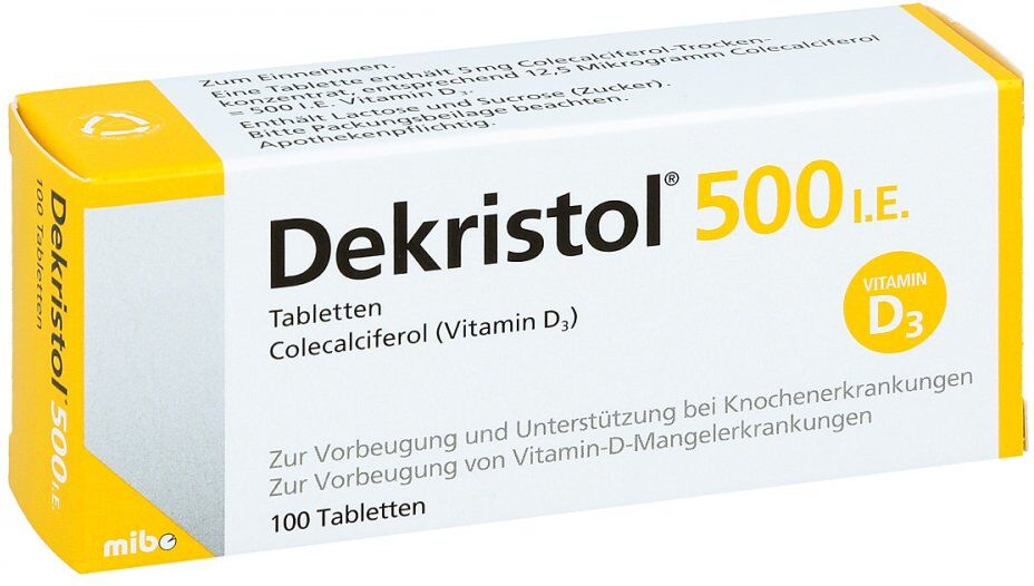 Dekristol 500 I.E. Tabletten
