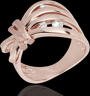 Edenly Ring Spaziergang der Sinne - Camouflage - RosÃ©gold