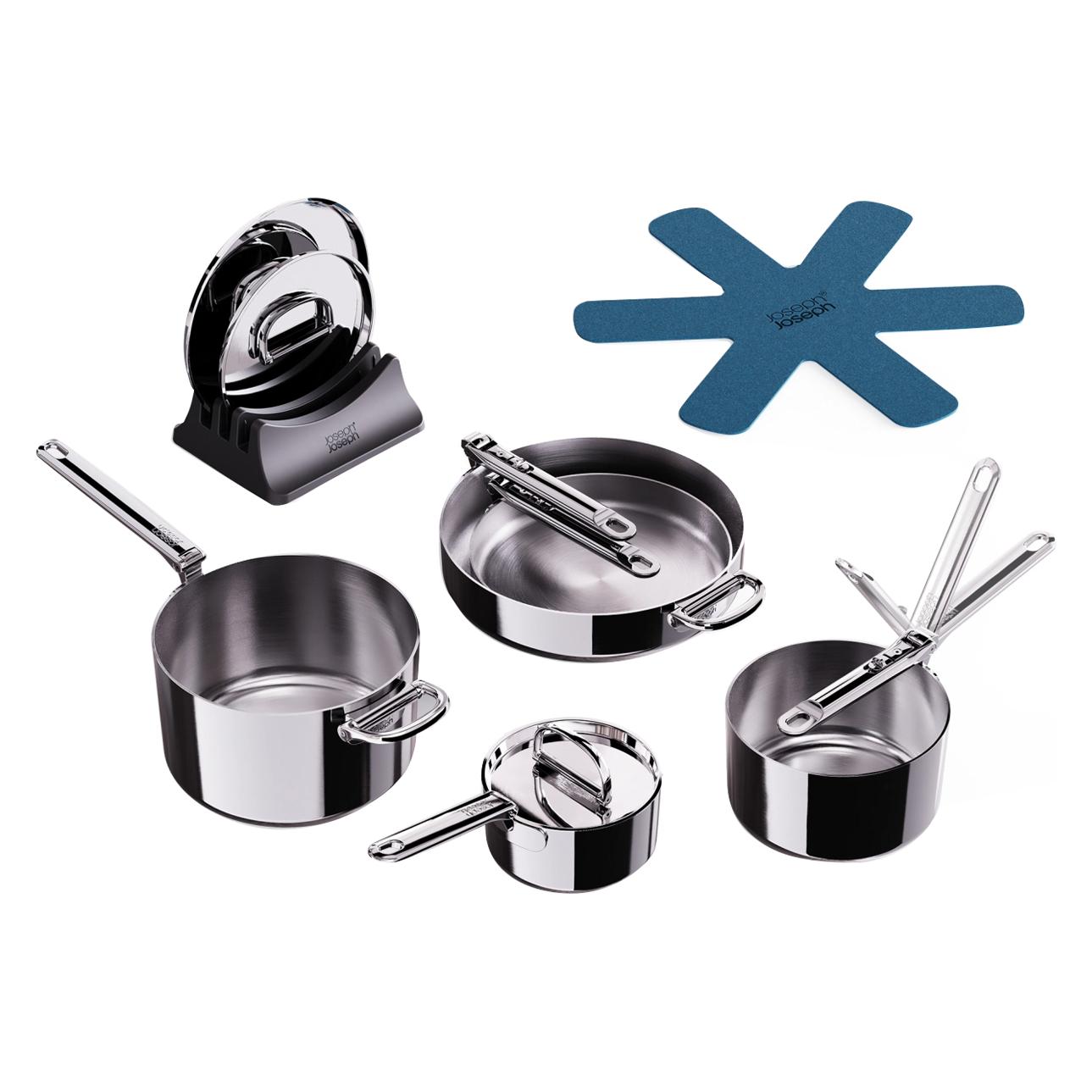 Joseph Joseph 5er Set Space Steel Pfannenset (1000032)