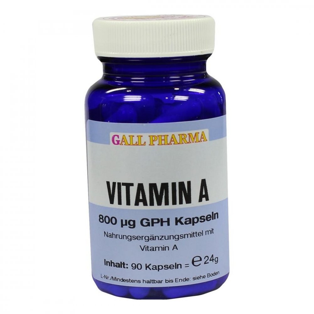 Hecht-Pharma GmbH Vitamin A 800 [my]g Gph Kapseln 00896551