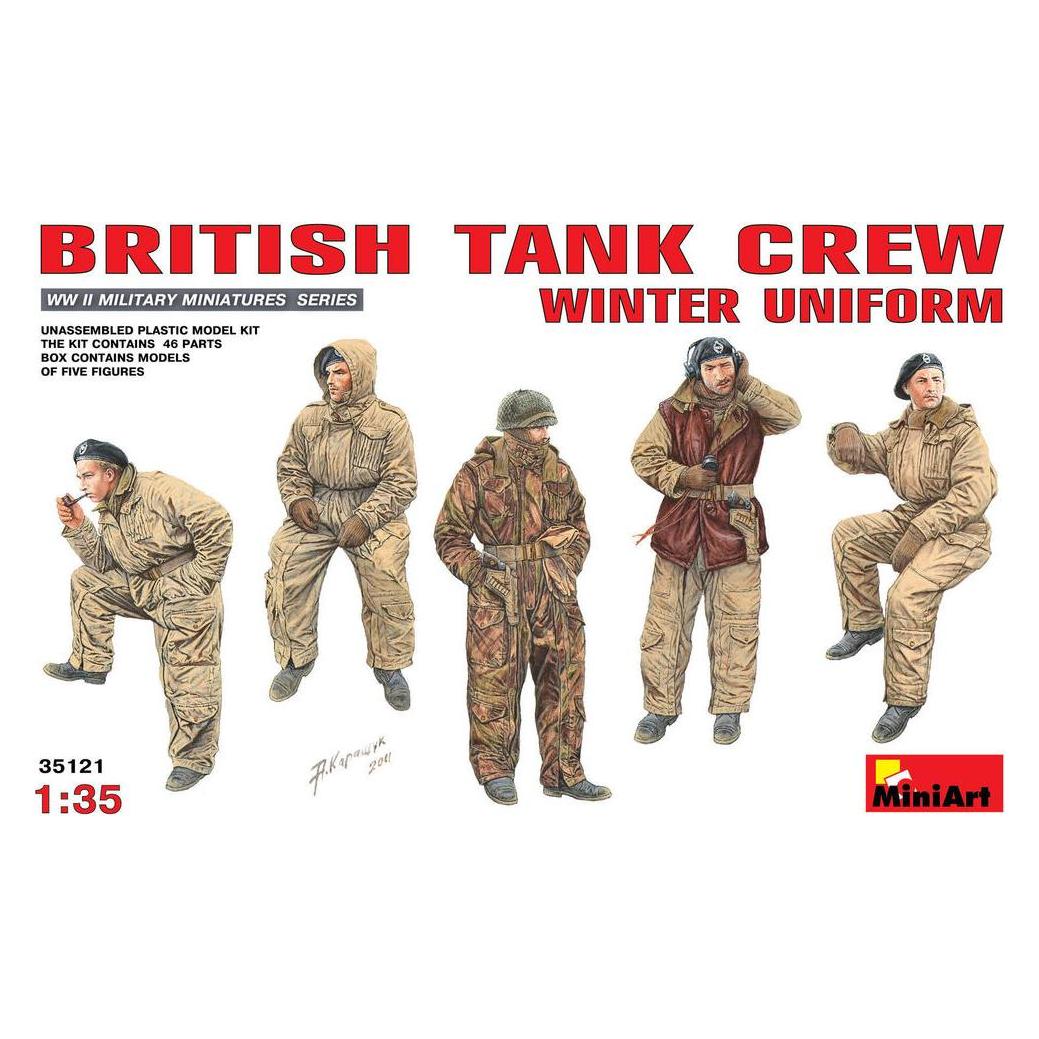 Mini art Britische Panzer Crew in Winteruniform (35121)