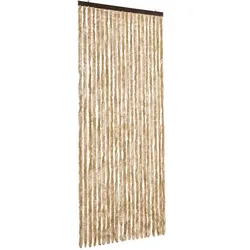 vidaXL Insektenschutz-Vorhang Beige 90x200 cm Chenille