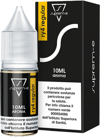 Suprem-e Ry4 Regular Black Line Aroma Concentrato 10ml Tabacco Zucchero Caramello
