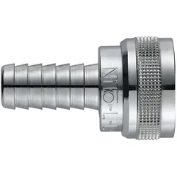 Neomatic, Schlauchanschluss + Schlauchverbinder, Schlauchkupplung Messing verchromt 13 mm (Schlauchkupplung, 13 mm)