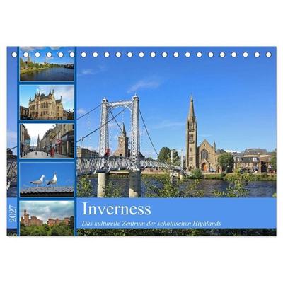 Inverness (Tischkalender 2027 DIN A5 quer), CALVENDO Monatskalender