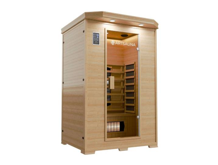 INFRAROTKABINE Oslo mit Triplex-Heizsystem & Hemlockholz