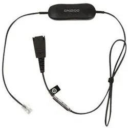 Jabra GN1216 Headset-Kabel RJ-9 (M) bis Quick Disconnect 2m