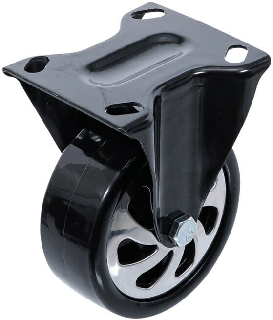 BGS Roue fixe avec plaque de montage pour art. 4107, 4204, 4205, 4206, 4199 ; BGS technic (4107-4)