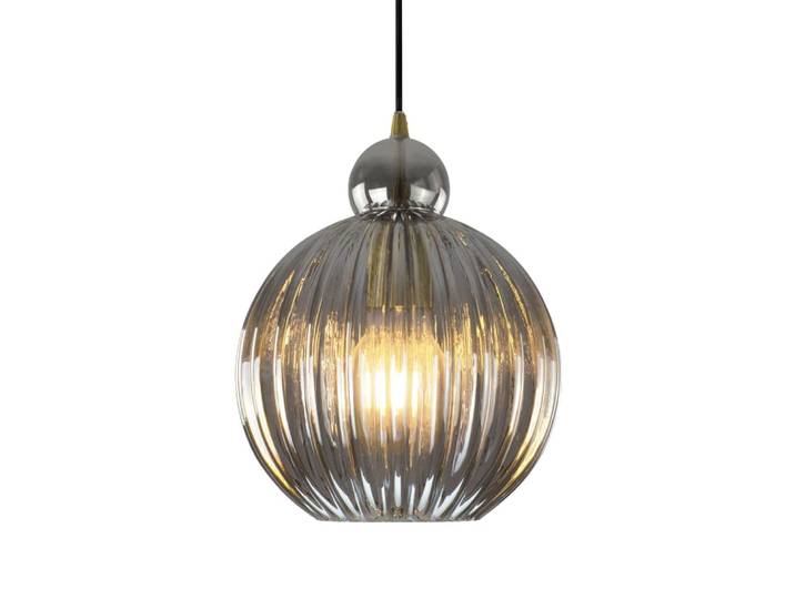 Suspension en verre et métal