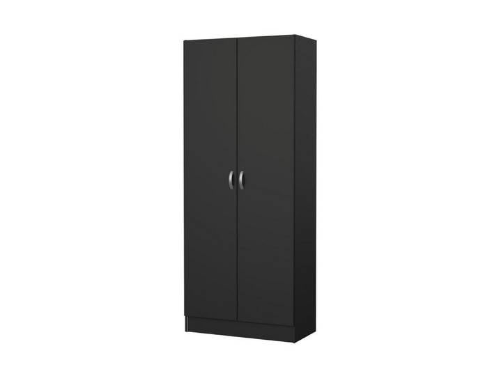 Tvilum Kleiderschrank Fox Kleiderschrank 2 Türen mattschwarz.